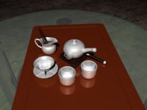 茶具套件maya模型