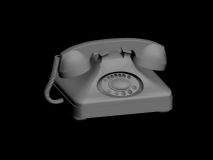 简单的电话3D模型