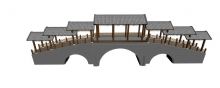 中式古桥3D模型