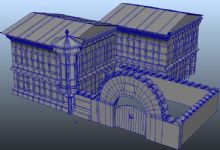 房子场景maya模型