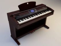 电子钢琴,电子琴3D模型