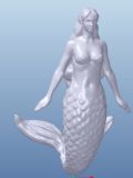 美人鱼stl模型(3D打印)
