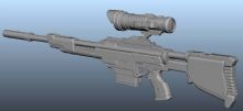 枪支3D模型