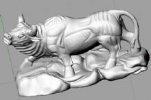 十二生肖之牛3D打印模型