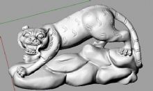 十二生肖之虎3D打印模型