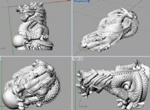十二生肖之龙3D打印模型