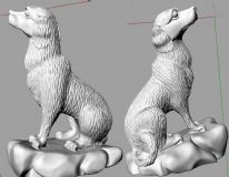十二生肖之狗3D打印模型