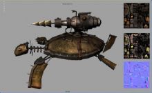 机械乌龟maya模型