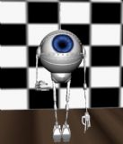 大眼机器人maya模型