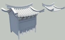 中国风简易古代房屋