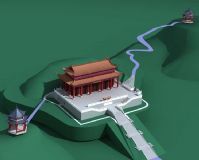 古建高山寺庙3D模型