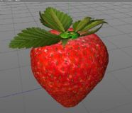 草莓c4d模型