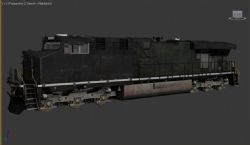 ES44AC Black黑色火车头