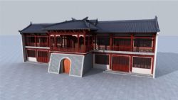 中式古建筑戏台