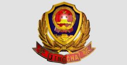 中国警徽_C4d模型