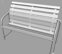 凳子,长条椅maya模型