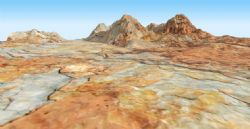 砂岩山3D模型