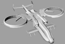 《阿凡达》天蝎座武装直升机,3D打印