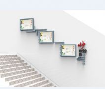 楼梯道的创意设计3d模型