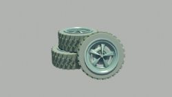 maya车轮,轮胎模型