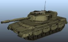 maya坦克简单模型