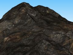 黑山地,大山体3D模型