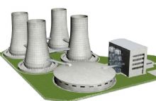 火力发电厂模型