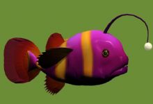 3D灯笼鱼模型