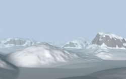 雪山场景max模型