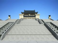 南京中山陵总体3D模型原创