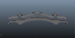 风雨桥maya模型