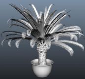 铁树maya模型