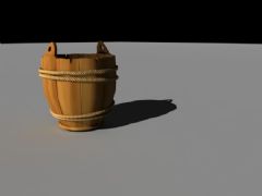 木桶maya模型