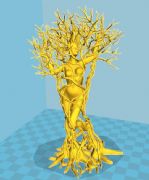 树人雕塑3D打印模型