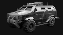 装甲车3D模型