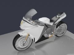 酷炫摩托车3D模型