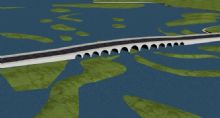 拱桥高速公路3D模型