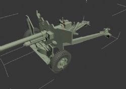 迫击炮3D模型