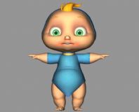 婴儿maya模型