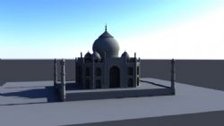 maya泰姬陵建筑模型