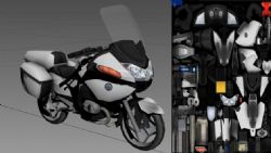 摩托车,游戏中的场景物件