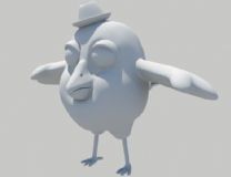 小鸟-动画角色模型