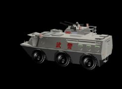 武警装甲车,清障车3D模型