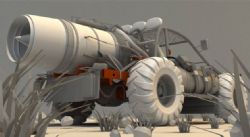 沙漠戈壁战车3D模型