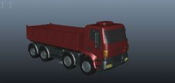 运输卡车maya模型