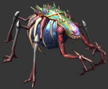 多足蜘蛛型怪物maya模型
