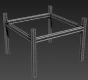 舞台桁架3D模型