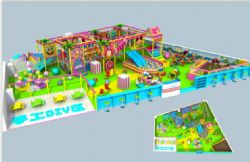 淘气堡 室内儿童乐园maya模型,无贴图
