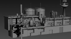旧工厂3D模型