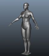 写实女性人体模型